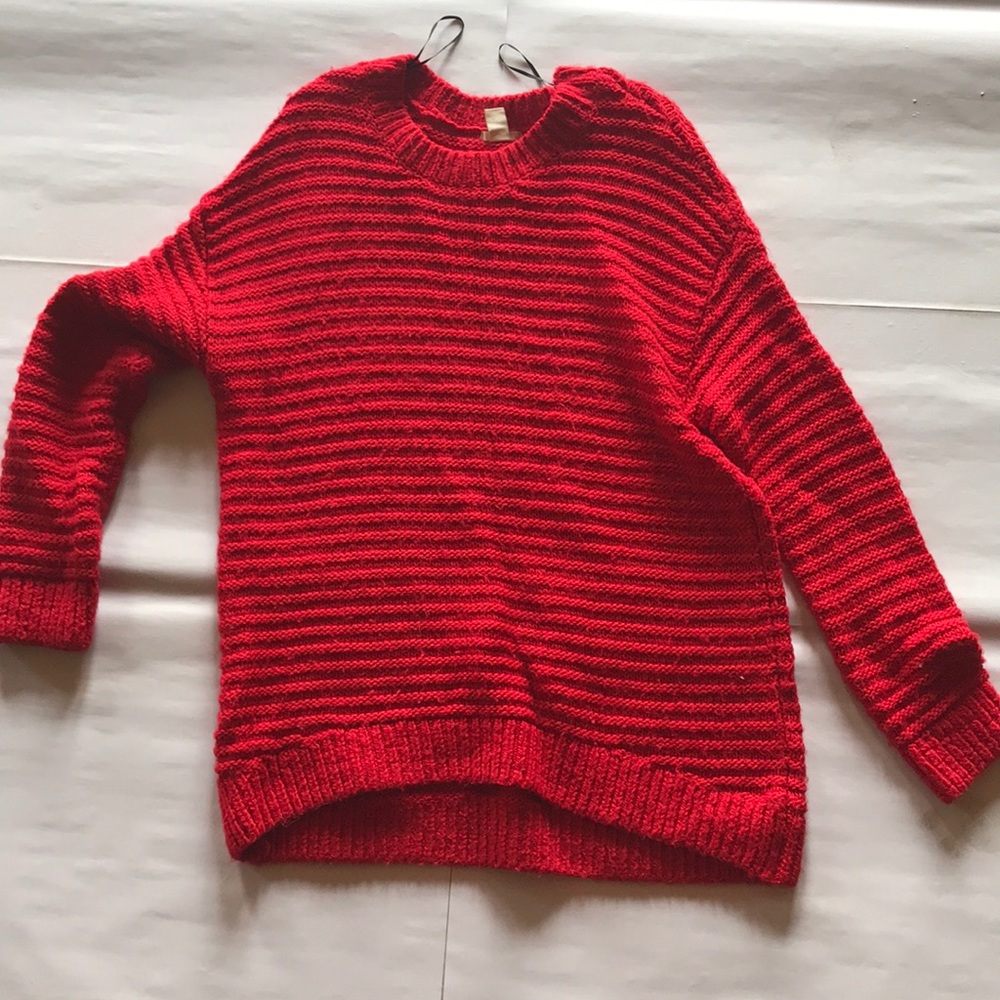 Oversized Red Sweater